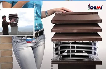Ventilador extrator de lareira: Funciona mesmo? Aqui estão 20 boas razões para instalar o ventilador de chaminé Gemi.