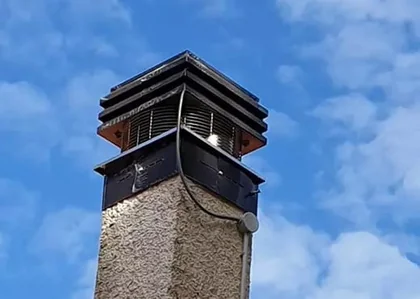 Como é montado o ventilador de chaminé Gemi Elettronica?