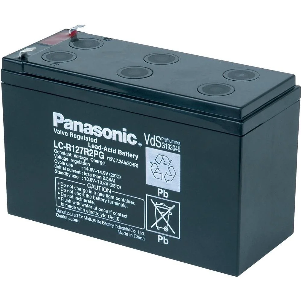 Bateria 12 V 7,2 Ah para vedação eléctrica