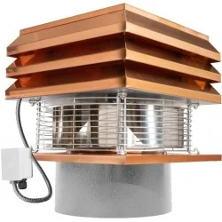 Extratores de fumo Modelo Cobre para chaminés redonda Ventilador Extrator de Fumos Ventilador centrífugo radial Ventilador para