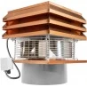 Extratores de fumo Modelo Cobre para chaminés redonda Ventilador Extrator de Fumos Ventilador centrífugo radial Ventilador para