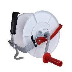 Bobinador com multiplicador 3:1 para fio e fita para vedação eléctrica