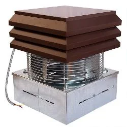 Extrator de fumo base quadrado para chaminé