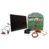 Eletrificador 12 V / 220 V com painel solar para vedação eléctrica